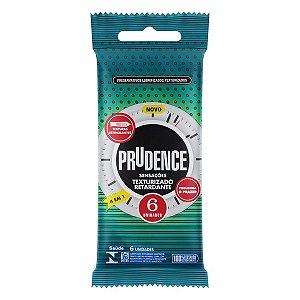 PRUDENCE SENSACOES TEXTURIZADO RETARDANTE C/6
