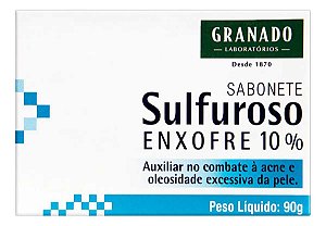 Sabonete Granado Sulfuroso 90g Enxofre 10% aux. Combate Acne