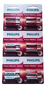 Pilhas Alcalinas Philips AA Pequena 12 Unidades 1,5v