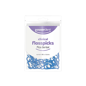 Fita Dental Flosspicks 50un Powerdent