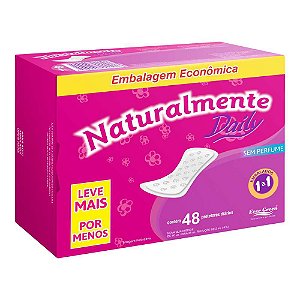 DAILY PROTETOR DIARIO LV+ PG- PACOTE C/48 - .