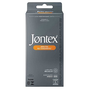 6 Camisinhas Jontex Efeito Retardante Preservativo