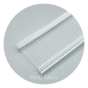 Pino Plástico Para Etiqueta Lacre Tag Fix Pin 40mm 1000 Pins