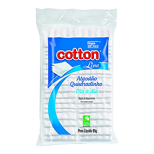 Algodão Quadradinho Macio E Absorvente De Múltiplas Camadas
