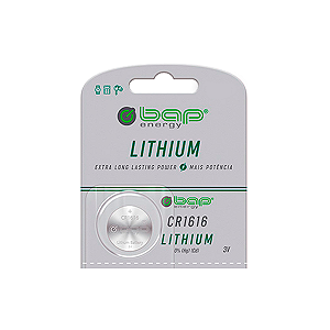 Bateria Botão 1616 3v Lithium 1 Unidade Bap Energy