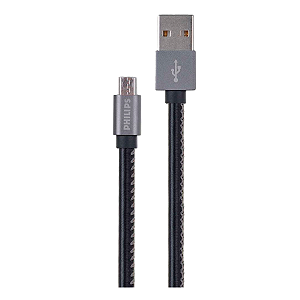 Cabo Philips Micro Usb Original Universal Carregar e Sincronizar 1.2M