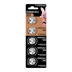 Bateria de Lítio 2032 Duracell 3 Volts 5 Unidades