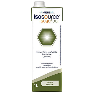 Isosource Soya Fiber 1L Nestlé Nutrição Enteral Normocalórica