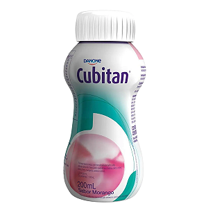 Cubitan Morango 200ML Danone Nutrição Enteral e Oral Hiperproteica