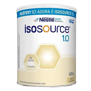 Isosource 1.0 400G Nestlé Nutrição Enteral e Oral