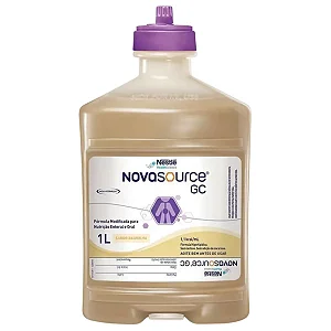 Novasource GC SF 1L Nestlé Nutrição Enteral Normocalórica Controle Glicêmico
