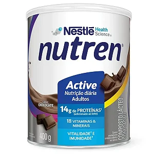 Nutren Active Chocolate 400G Nestlé Suplemento Alimentar