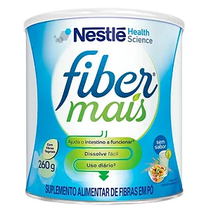 Fiber Mais 260G Nestlé Suplemento de Fibras 100% Solúveis