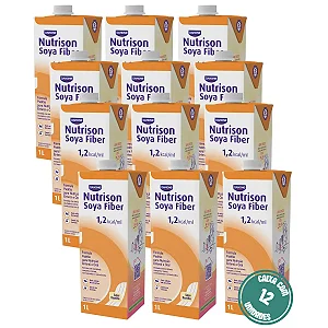 Nutrison Soya Fiber 1L Nutrimed – Dieta Enteral Normocalórica 1.2 kcal/ml- Kit 12 Unidades