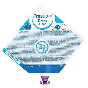 Fresubin Energy Fibre 500ml Fresenius Dieta Enteral Hipercalórica 1.5 kcal/ml