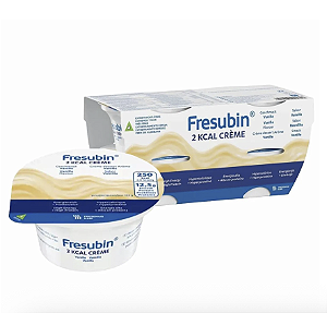 FRESUBIN 2 KCAL CREME BAUNILHA 125G FRESENIUS - 4 UNIDADES