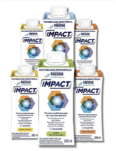 KIT 6 - IMPACT 200ML NESTLE (SABORES VARIADO