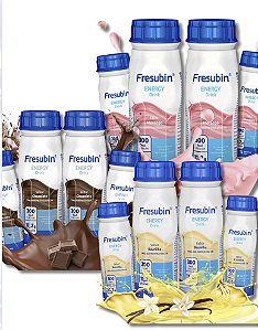 KIT 12 - FRESUBIN ENERGY DRINK 200ML FRESENIUS (SABORES VARIADOS)
