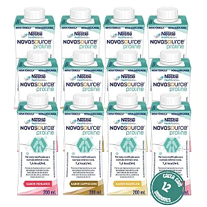 Novasource Proline 200ML Nestlé Nutrição Enteral e Oral Hiperproteica - Kit 12 Unidades