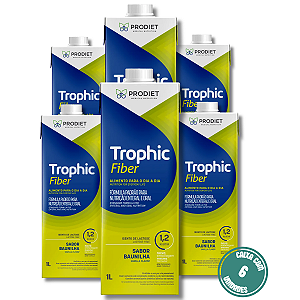 Trophic Fiber 1L Prodiet Nutrição Enteral Normocalórico com Fibras - Kit 6 Unidades