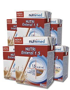 KIT 6 - NUTRI ENTERAL 1.5 200ML NUTRIMED (MIX DE SABORES)