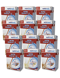 KIT 12 - NUTRI ENTERAL 1.5 200ML NUTRIMED (MIX DE SABORES)