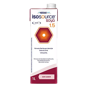Isosource Soya 1.5 1L Nestlé Dieta Enteral Hipercalórica 1,5 kcal/ml