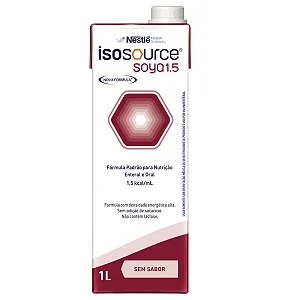 Isosource Soya 1.5 1L Nestlé Dieta Enteral Hipercalórica 1,5 kcal/ml