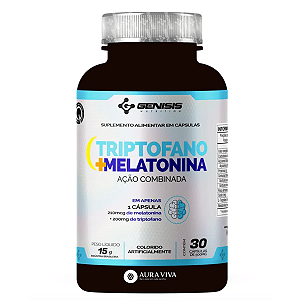 SUPLEMENTO TRIPTOFANO + MELATONINA 30 CÁPSULAS