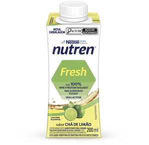 Nutren Fresh Chá de Limão 200ml Nestlé Suplemento Alimentar Líquido