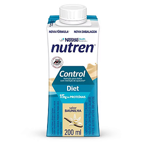 Nutren Control Baunilha 200ml Nestlé Suplemento para Controle Glicêmico