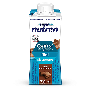 Nutren Control Chocolate 200ml Nestlé Suplemento para Controle Glicêmico