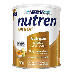 Nutren Senior Sem Sabor 740G Nestlé Complemento Alimentar