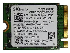 SSD NVMe 128GB SK HYNIX BC711