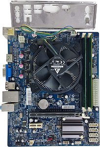 KIT PLACA MAE POSITIVO POS-EIH61CE H61H2-M2 1155 DDR3 +G530 +4GB