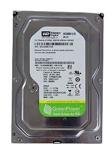 HD SATA II 500GB 3.5" W.DIGITAL GREEN WD5000AURX