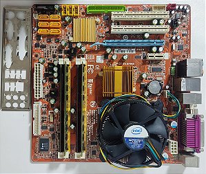 PLACA MAE KIT CORE2 DUO E7400 8Gb DDR2