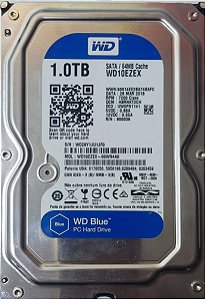 HD SATA III 1TB 3.5" W.DIGITAL BLUE WD10EZEX
