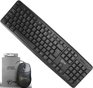 KIT TECLADO E MOUSE USB PARA CPU