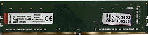 MEMORIA DESKTOP DDR4 4GB 2400 MHZ KINGSTON