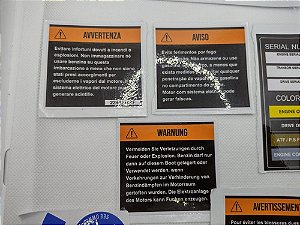 Adesivo Mercruiser Para Motor 4.2 Kit Completo