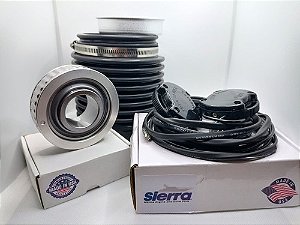 Kit Rolamento Transon Mais Sensor Do Trim E  Coifa Bravo3