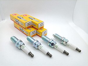 Vela De Ignição Lfr5a-11 Yamaha Popa Original Ngk Kit 4und