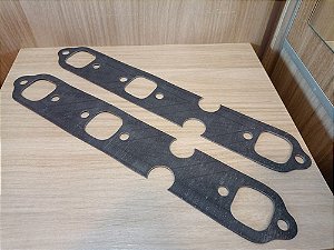 Par Junta Da Mufla Motores Volvo Penta V6 4.3l / 4.5l