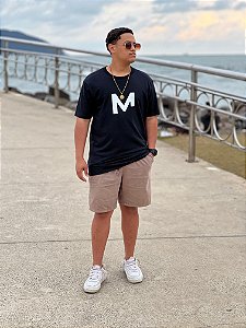 Camiseta Basic Essentials Menalmei Preta