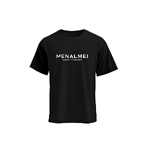 Camiseta Basic Make It Yours Menalmei Preta