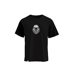 Camiseta Basic Lion Menalmei Preta