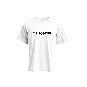 Camiseta Basic Make It Yours Menalmei Branca