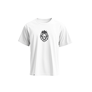Camiseta Basic Lion Menalmei Branca