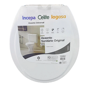 Assento sanitário Eco universal oval INCEPA / CELITE / LOGASA